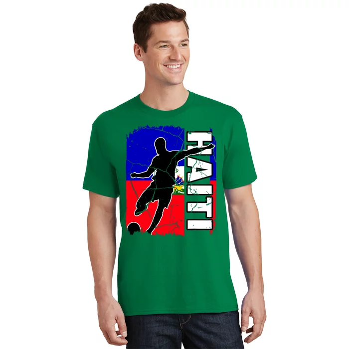 Haitian Soccer Team Haiti Flag Jersey Football Fans T-Shirt