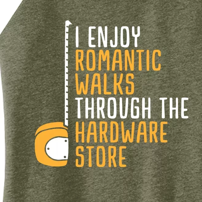 Hardware Store Tools Dad Handyman Humor Women’s Perfect Tri Rocker Tank