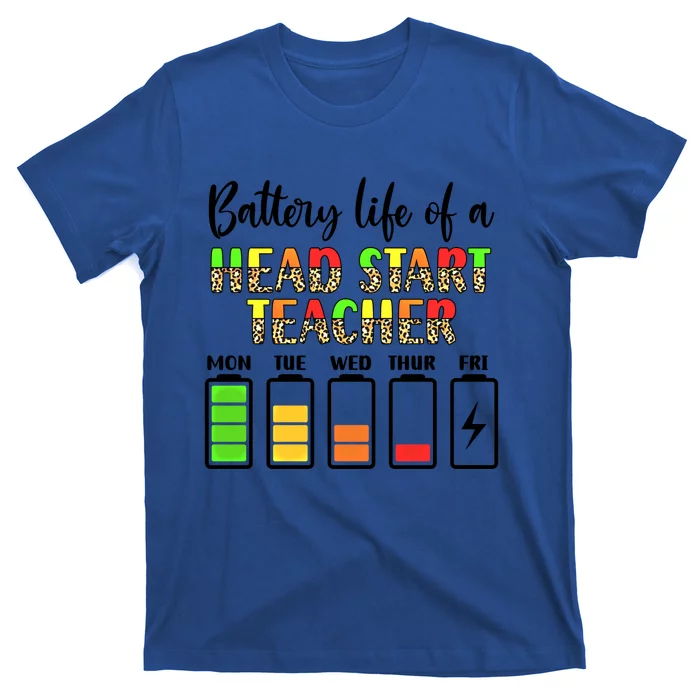 Head Start Teacher Battery Life Head Start Teachers Gift T-Shirt