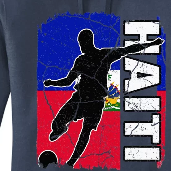 Haitian Soccer Team Haiti Flag Jersey Fans Women's Pullover Hoodie