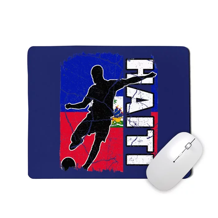 Haitian Soccer Team Haiti Flag Jersey Fans Mousepad