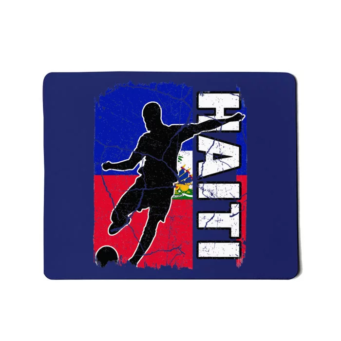 Haitian Soccer Team Haiti Flag Jersey Fans Mousepad