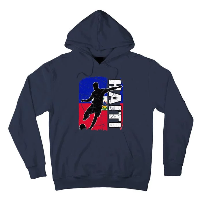 Haitian Soccer Team Haiti Flag Jersey Fans Tall Hoodie