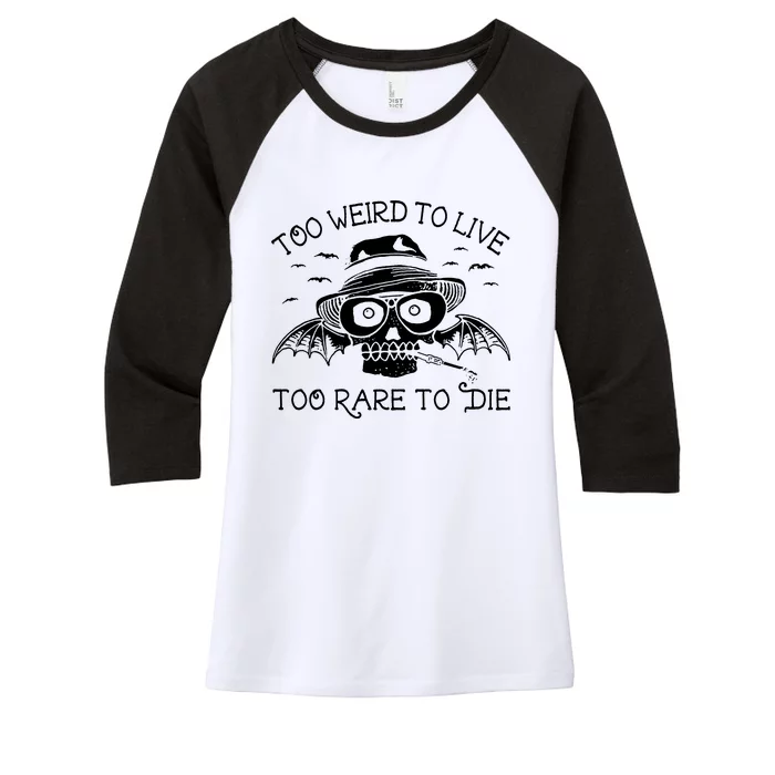 Hunter S Thompson T Shirt Fear And Loathing In Las Vegas T Shirt Too Weird To Live Women's Tri-Blend 3/4-Sleeve Raglan Shirt