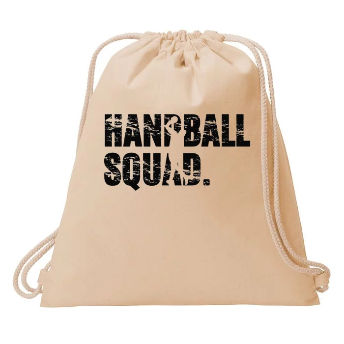 Handball Squad Team Sports Indoor Handball Player Drawstring Bag