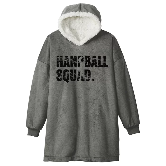 Handball Squad Team Sports Indoor Handball Player Hooded Wearable Blanket