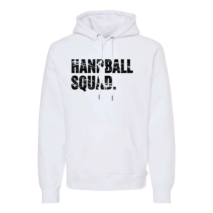 Handball Squad Team Sports Indoor Handball Player Premium Hoodie