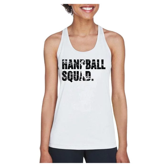 Handball Squad Team Sports Indoor Handball Player Women's Racerback Tank