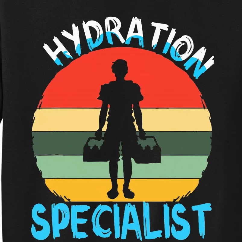 Hydration Specialist Team Manager Football Hydrated Waterboy Sweatshirt