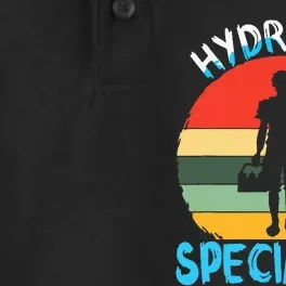 Hydration Specialist Team Manager Football Hydrated Waterboy Dry Zone Grid Performance Polo