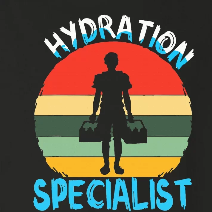 Hydration Specialist Team Manager Football Hydrated Waterboy Toddler Long Sleeve Shirt