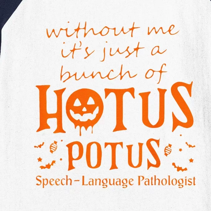 Halloween Speech Therapy Funny Speech Language Pathology SLP Baseball Sleeve Shirt