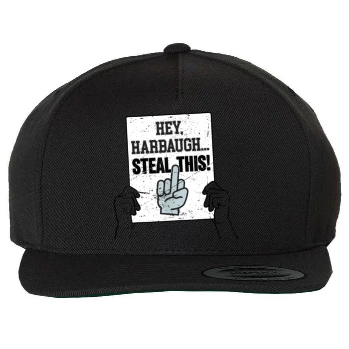 Heyharbaugh Steal This Wool Snapback Cap