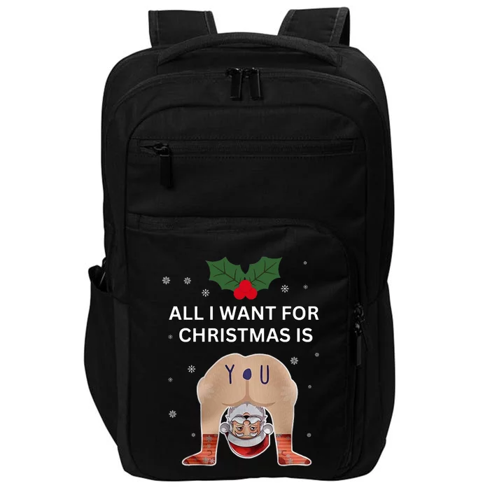 Hilarious Situations Ugly Christmas Sweater Impact Tech Backpack