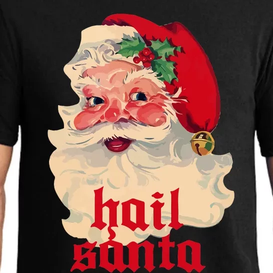 Hail Santa Ugly Christmas Pajama Set