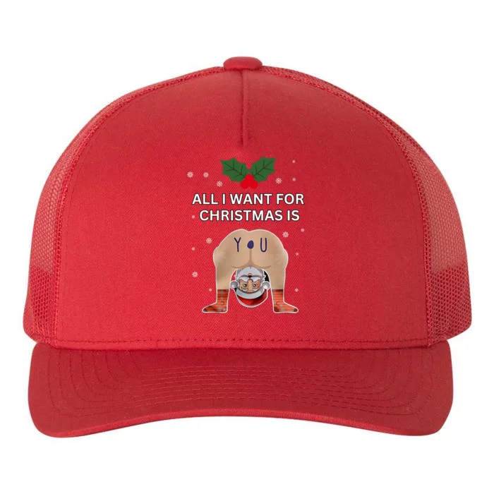 Hilarious Situations Ugly Christmas Sweater Yupoong Adult 5-Panel Trucker Hat