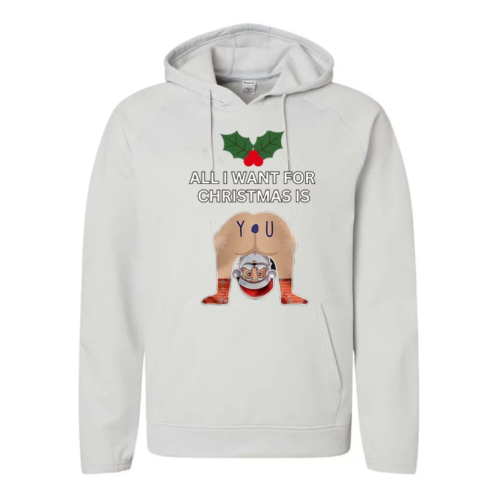 Hilarious Situations Ugly Christmas Sweater Performance Fleece Hoodie