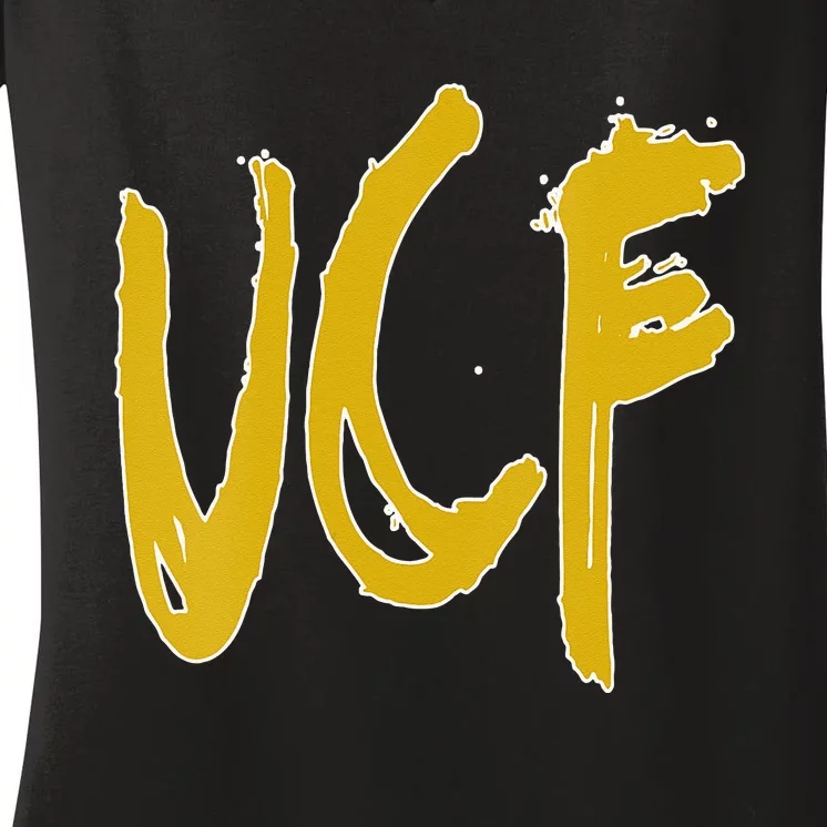 Homemade Sloppy UCF College Sport Women's V-Neck T-Shirt