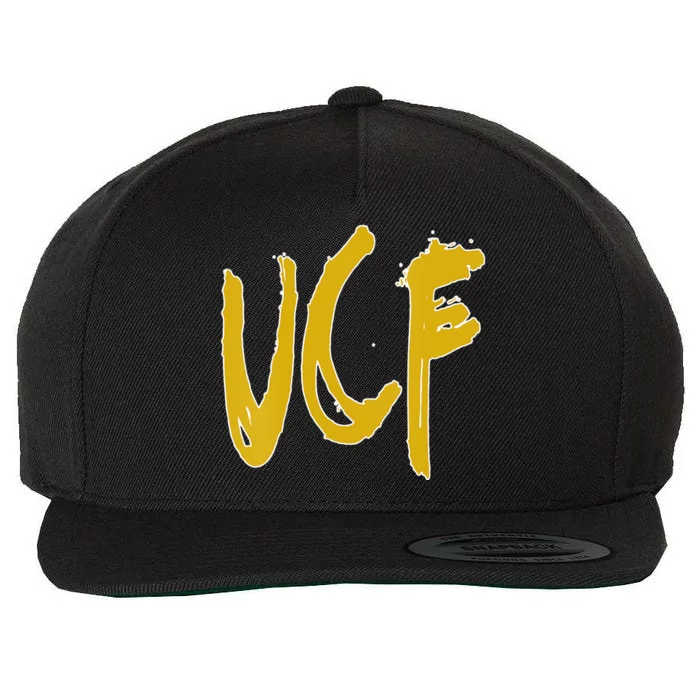 Homemade Sloppy UCF College Sport Wool Snapback Cap