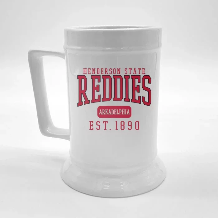 Henderson State University Hsu Reddies Est. Date Front & Back Beer Stein