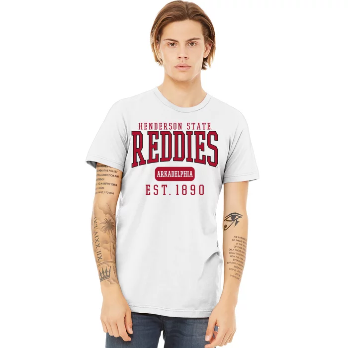 Henderson State University Hsu Reddies Est. Date Premium T-Shirt