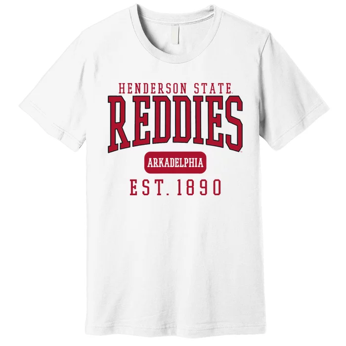 Henderson State University Hsu Reddies Est. Date Premium T-Shirt