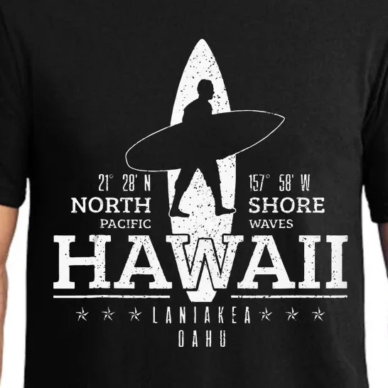 Hawaii Surfing Uaho Beach North Shore Surf Surfer Gift Pajama Set