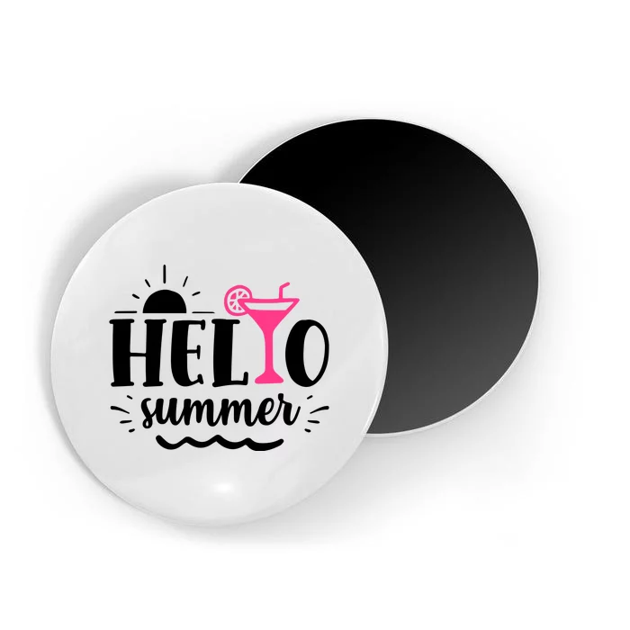 Hello Summer Vacation Fun Magnet