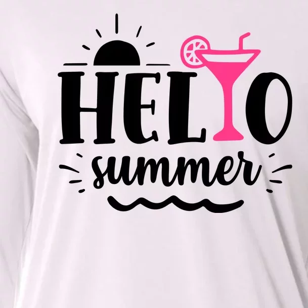 Hello Summer Vacation Fun Cooling Performance Long Sleeve Crew