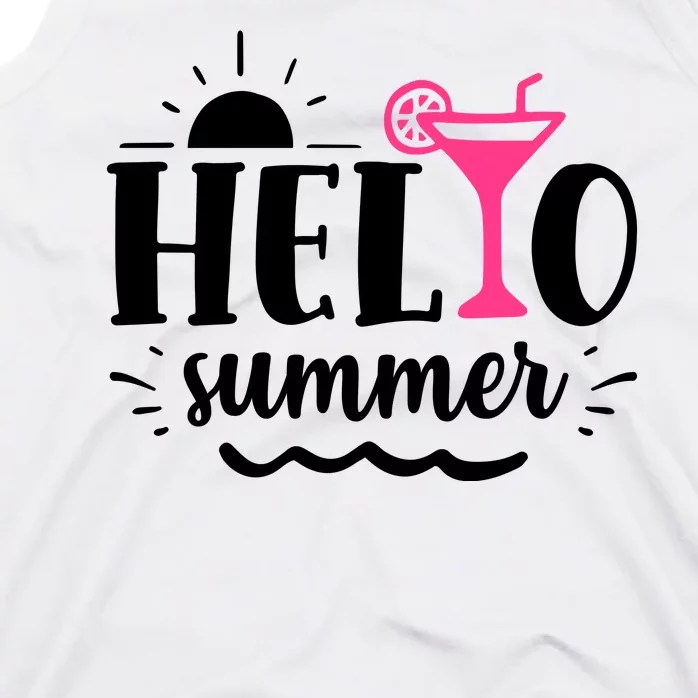 Hello Summer Vacation Fun Tank Top