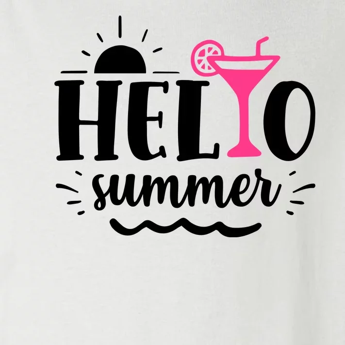 Hello Summer Vacation Fun Toddler Long Sleeve Shirt