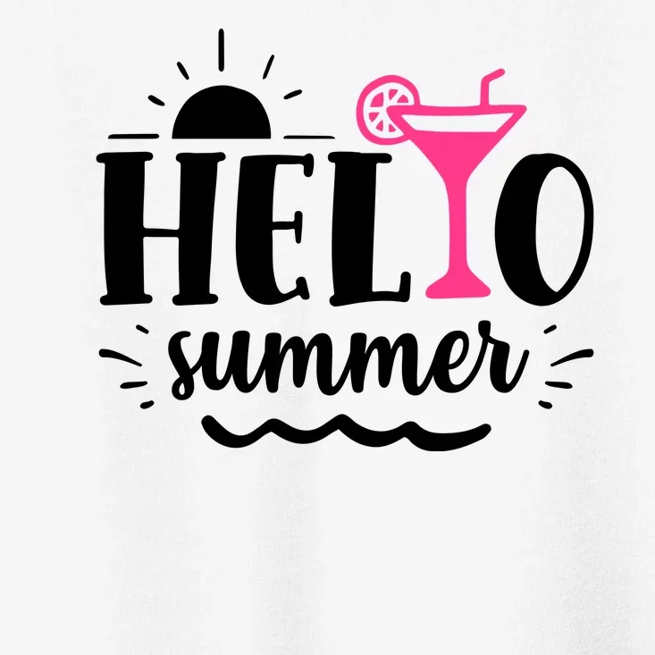 Hello Summer Vacation Fun Toddler T-Shirt