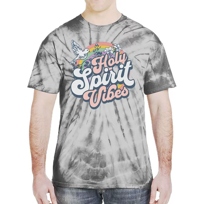 Holy Spirit Vibes Retro Vintage Christian Tie-Dye T-Shirt