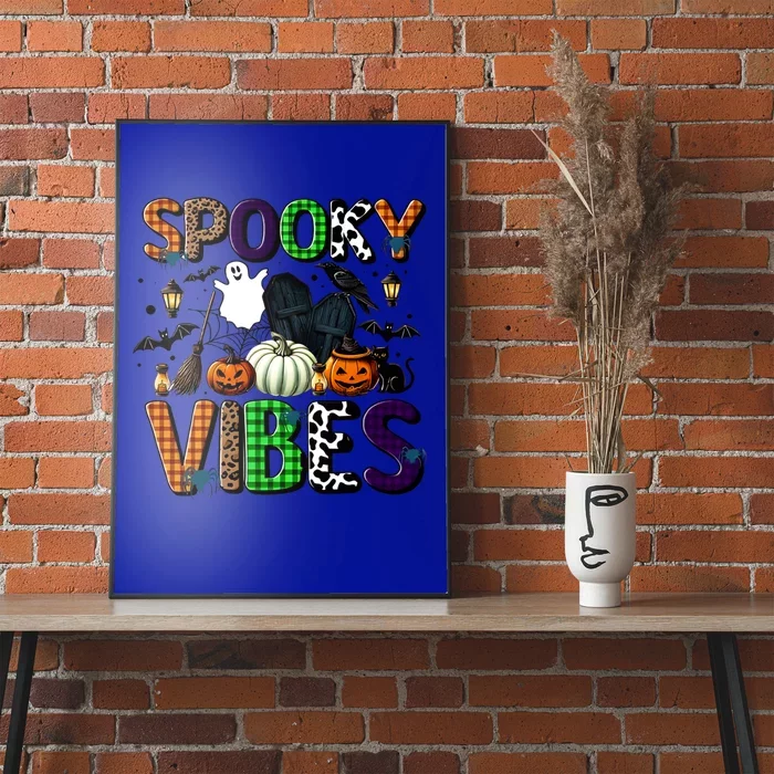 Halloween Spooky Vibes Slogan Holiday Great Gift Poster