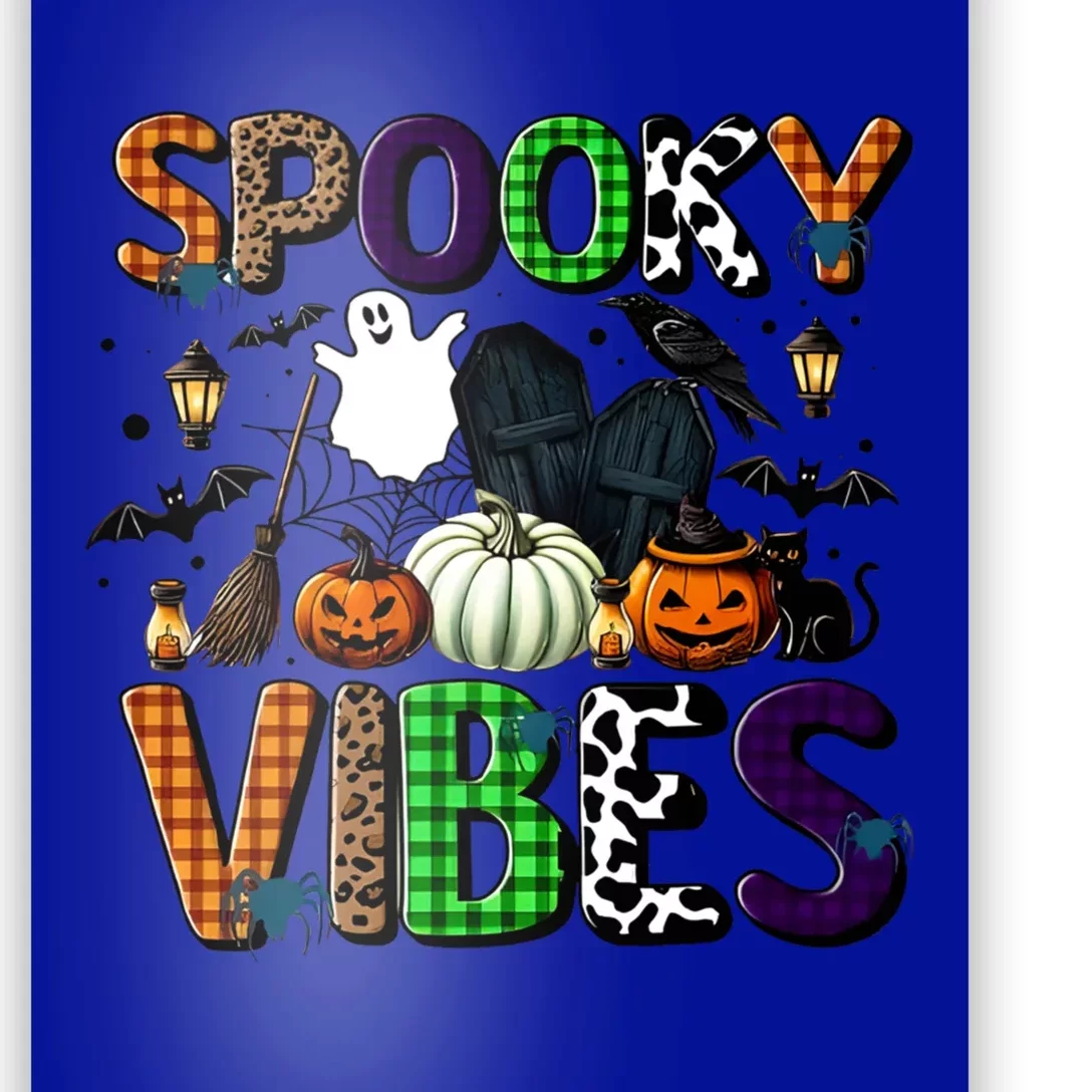 Halloween Spooky Vibes Slogan Holiday Great Gift Poster