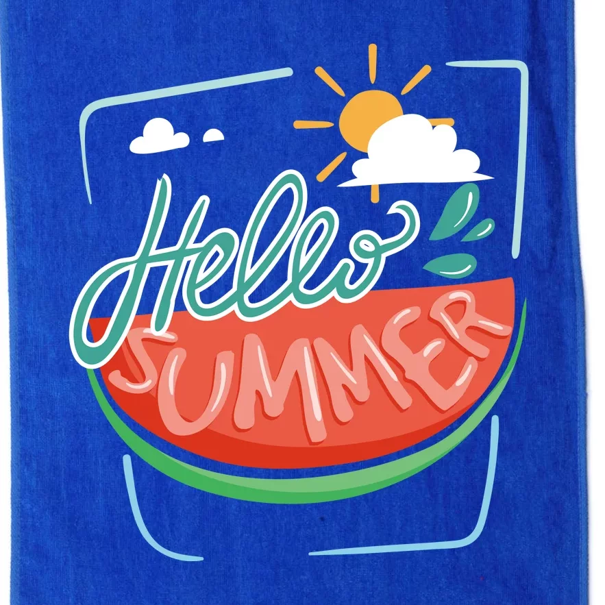 Hello Summer Watermelon Sunshine Platinum Collection Golf Towel