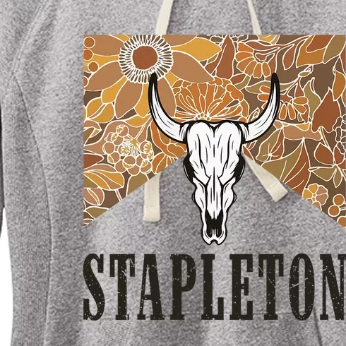 Howdy S.T.A.P.L.E.T.O.N Western Punchy Cowboy Style Women's Fleece Hoodie