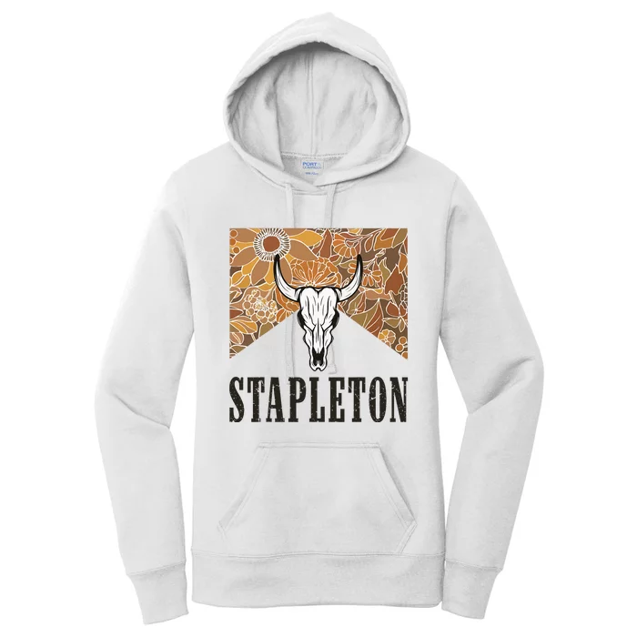 Howdy S.T.A.P.L.E.T.O.N Western Punchy Cowboy Style Women's Pullover Hoodie