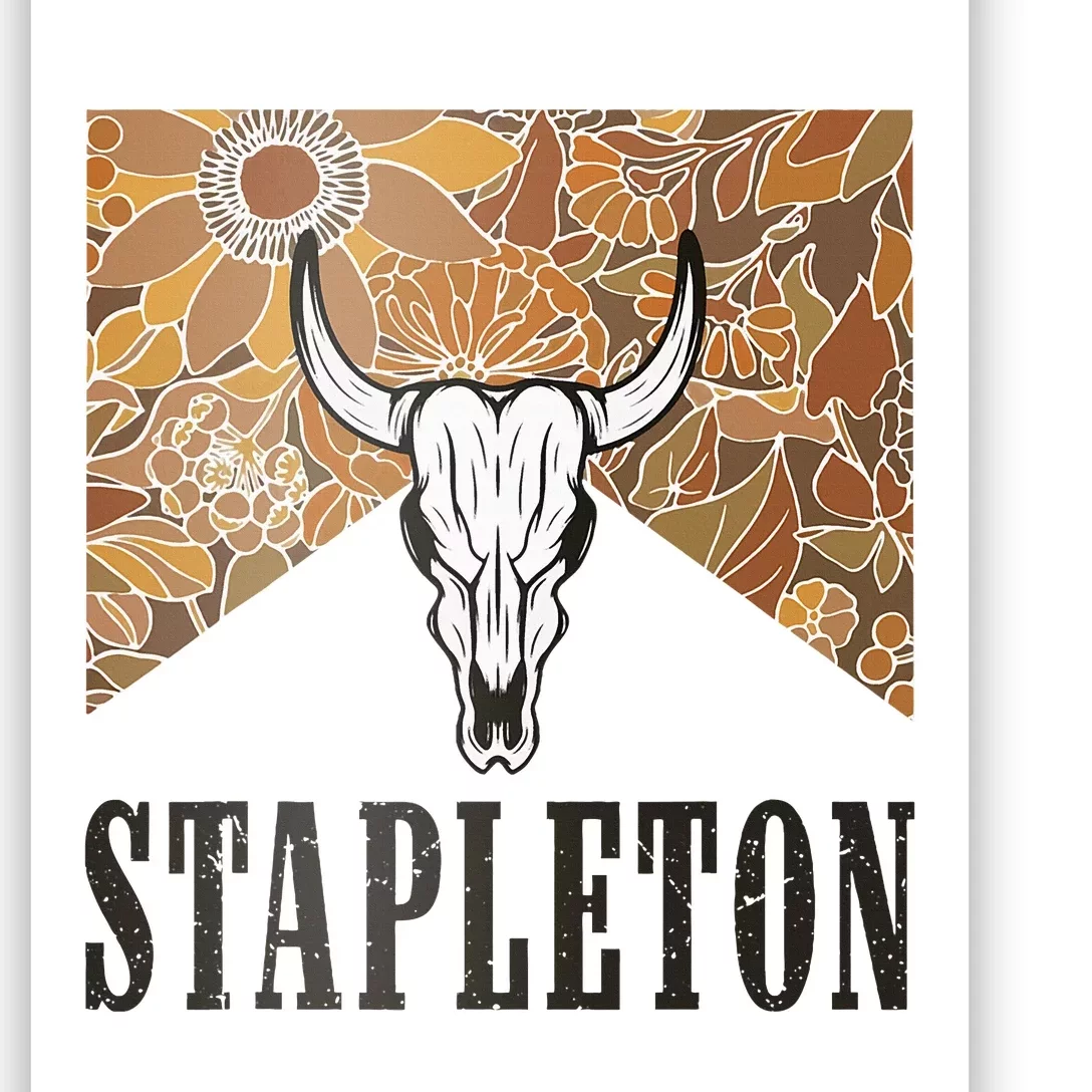 Howdy S.T.A.P.L.E.T.O.N Western Punchy Cowboy Style Poster