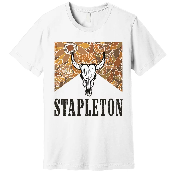 Howdy S.T.A.P.L.E.T.O.N Western Punchy Cowboy Style Premium T-Shirt