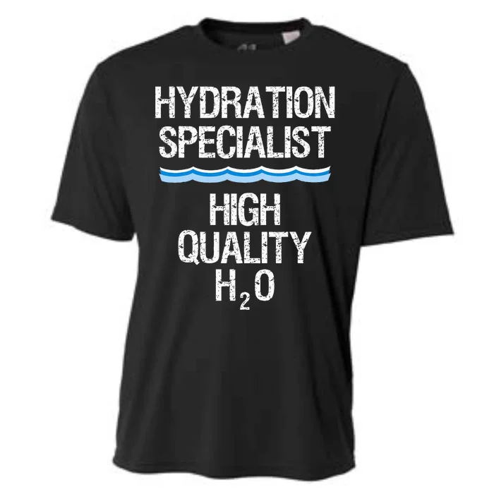 Hydration Specialist Waterboy Team Manager Cooling Performance Crew T-Shirt