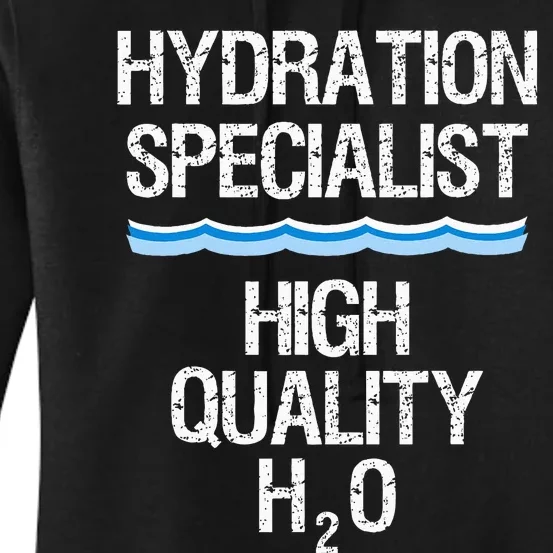 Hydration Specialist Waterboy Team Manager Women's Pullover Hoodie