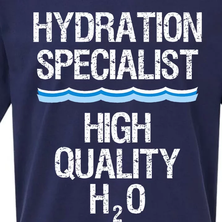 Hydration Specialist Waterboy Team Manager Sueded Cloud Jersey T-Shirt