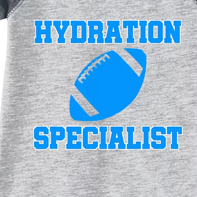 Hydration Specialist Waterboy Football Team Manager Infant Baby Jersey Bodysuit