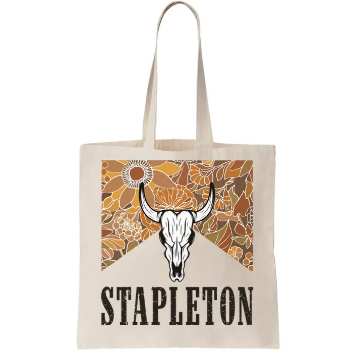 Howdy S.T.A.P.L.E.T.O.N Western Punchy Cowboy Style Tote Bag