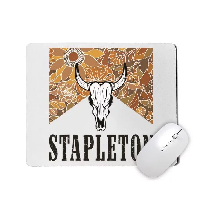 Howdy S.T.A.P.L.E.T.O.N Western Punchy Cowboy Style Mousepad