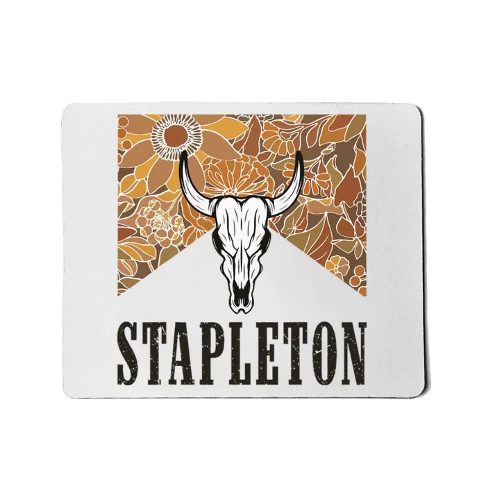 Howdy S.T.A.P.L.E.T.O.N Western Punchy Cowboy Style Mousepad