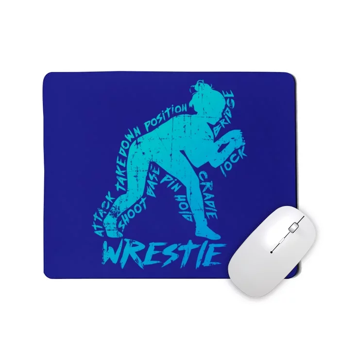 High School Wrestling Mom Dad Gift Wrestling Gift Mousepad