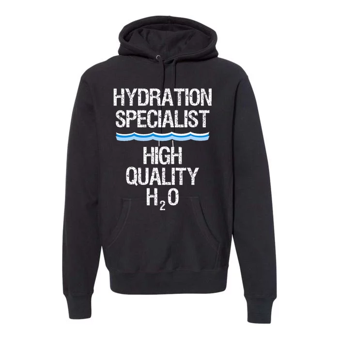 Hydration Specialist Waterboy Team Manager Premium Hoodie