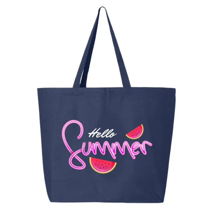 Hello Summer Watermelon Retro 25L Jumbo Tote